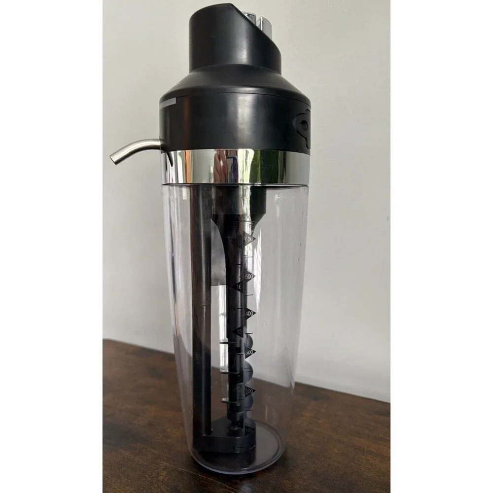Brookstone Cocktail Master Automatic Drink Mixer and Pourer Holds 21 oz Battery